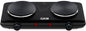 Electric Hot Plate, Double Cast Iron 2 Burner, 1800W Countertop Burner, Dual Electric Stove Burners, Portabel Electric Cooktop, Portabel Double Burner for Cooking